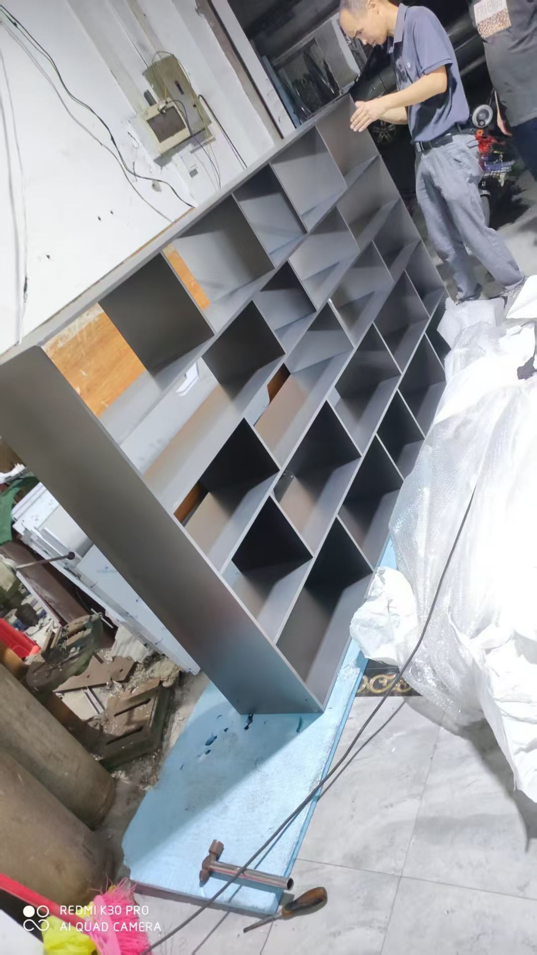Industrial 201SS Stainless Steel Multi-Grid Display Rack