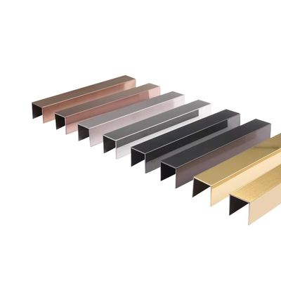 Good price Decorative 304 316 430SS Stainless Steel Tile Trim Strip Mirror Finish PVD Coated online