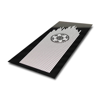 Bon prix Panneau de porte d'ascenseur en acier inoxydable SS gravé finition miroir, design personnalisé en ligne