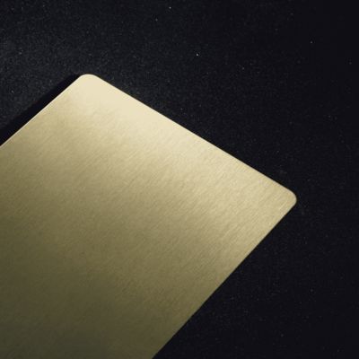 Good price Sandblasted Titanium Gold Color Stainless Steel Sheet Plate SS201 SS304 SS430 online
