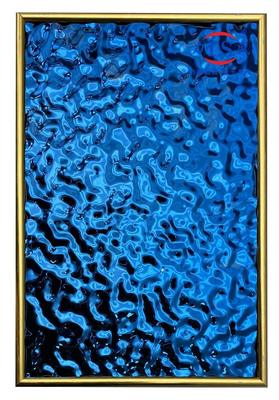 Good price Blue Colored Water Ripple Embossed Stainless Steel Plate Metal Sheet 201 304 316 online