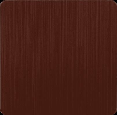 Good price Nano Burgundy Color Brushed Stainless Steel Laminate Oil Plate Brushed SS Sheet online