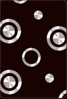 Good price Decoration 3mm Stainless Steel Sheet Plate Laser Etched Circular Pattern 201 304 online