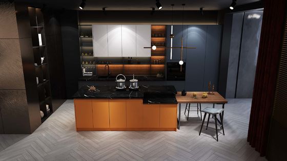 ভালো দাম কমলা এবং নীল মিশ্রিত স্টেইনলেস স্টিল ৩০৪ ৩১৬ গ্রেডের রান্নাঘরের ক্যাবিনেট অনলাইন