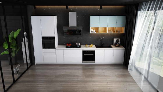 Prezzo buono Armadietti da cucina residenziali antibatterici in acciaio inossidabile BA resistenti alle impronte digitali in linea