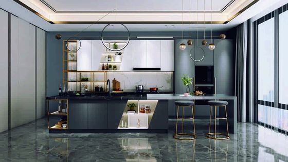 Good price Seamless Stainless Steel 304SS Modular Kitchen Cabinets Units For Catering online