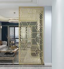 Good price Gold 304SS 410SS Metal Wall Divider Partition Panel For Room Home Decor online
