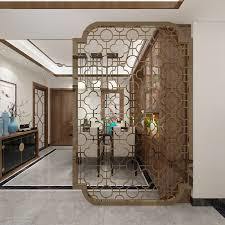 Good price ASTM Decorative Hollowed Metal Room Divider Screen SUS304 Customized online