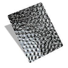 Good price Sleek SS316 SS430 Water Wave Stainless Steel Panel Embossed Plate online