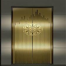 Good price ASTM Standard Etched Patterned SS Steel Door Lift Elevator Panel For Architectural online