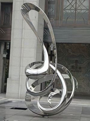 Good price Outdoor Garden Polished Stainless Steel Products Abstract Sculpture Art Decor ODM online