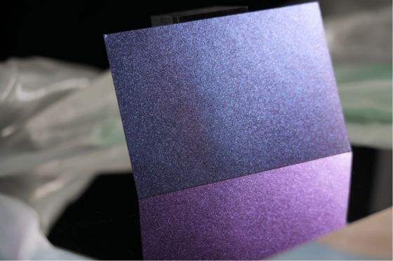 Qualité 201 304 316 430 Plaque décorative en acier inoxydable givré à changement de couleur usine