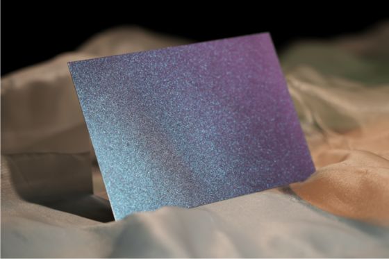 Harga bagus Lembaran Baja Tahan Karat Beku Berubah Warna Biru - Ungu on line