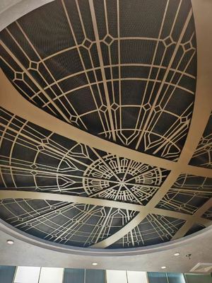 ভালো দাম আবাসিক ৩০৪এসইউএস স্টেইনলেস স্টিল পণ্য, অভ্যন্তর সজ্জার জন্য ফাঁপা এসএস ফলস সিলিং অনলাইন