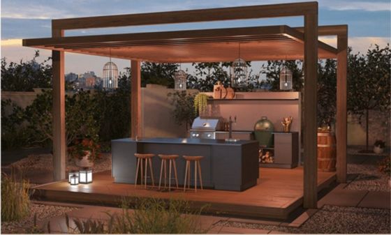 ভালো দাম 316SS আউটডোর আউটডোর রান্নাঘর ইউনিট দ্বীপ BBQ গ্রিল স্টেশন বেসিন ক্যাবিনেট ওএম অনলাইন