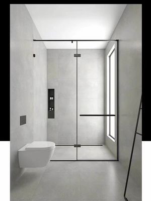 Good price Black Framed Stainless Steel Bathroom Furniture Shower Enclosure Door ODM online